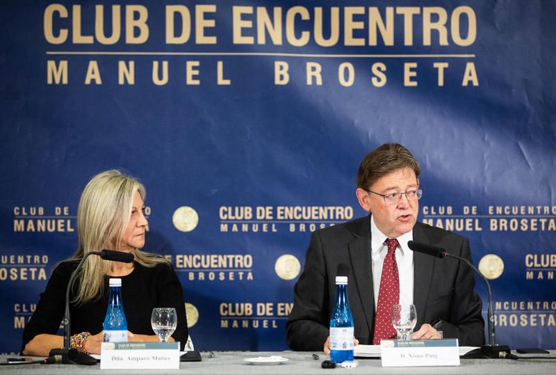 Conferencia de Ximo Puig en el Club de Encuentro Manuel Broseta