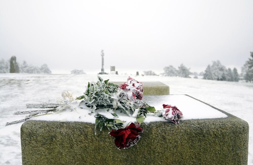 Un manto de nieve para recibir a la primavera