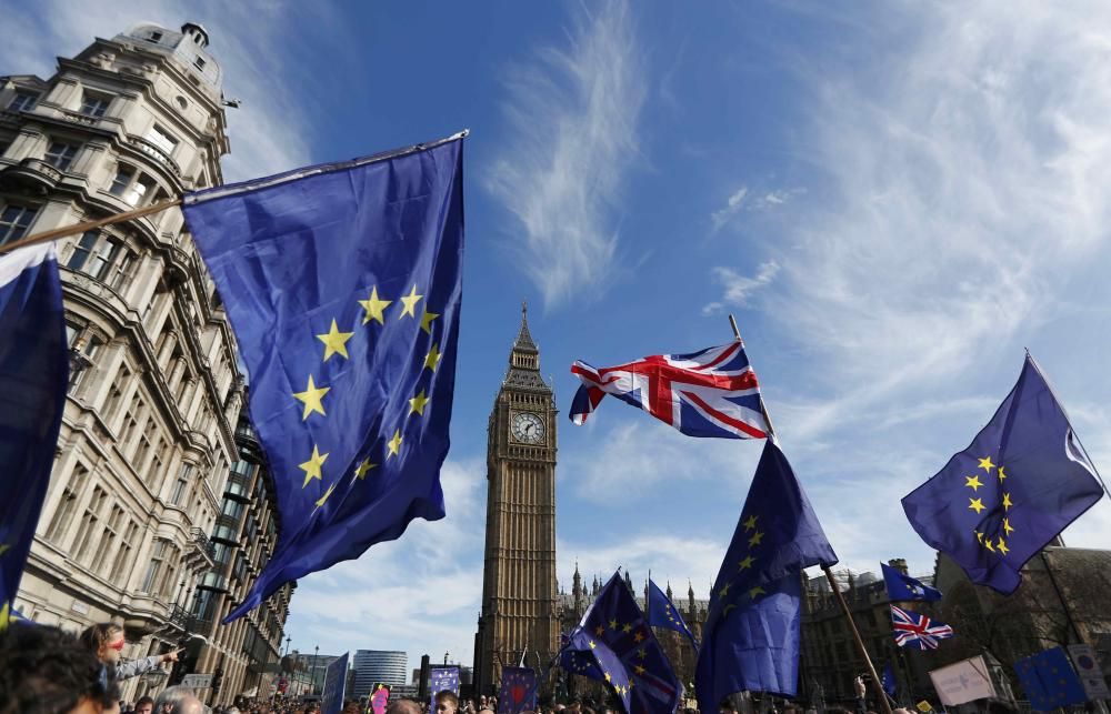 Manifestación en Londres contra el ''Brexit''