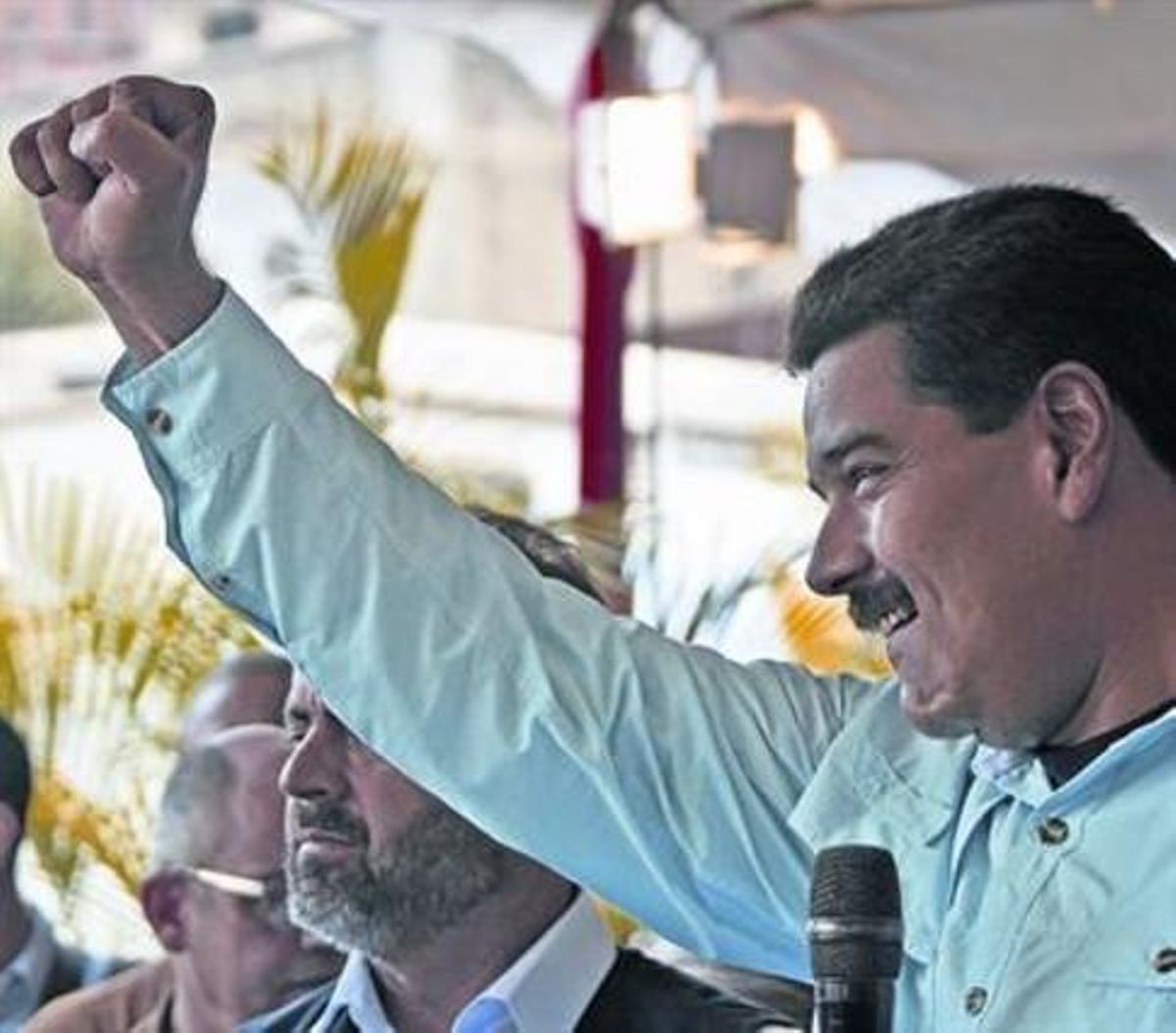 Nicolás Maduro en un acte polític televisat a Caracas, dimecres de la setmana passada. Nicolás Maduro en un acte polític televisat a Caracas, dimecres de la setmana passada.