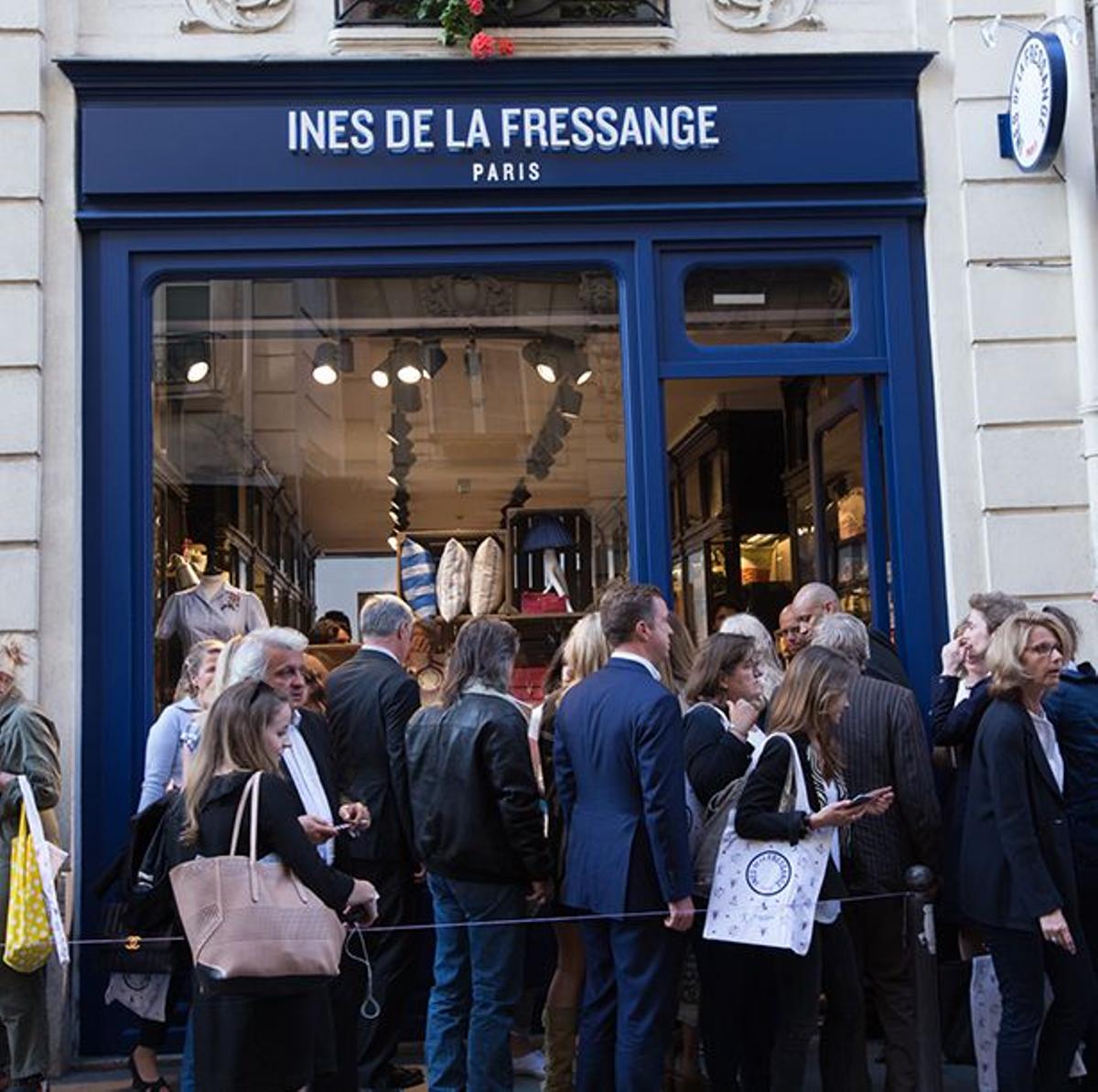 Inauguración de la boutique de Inés de la Fressange en París