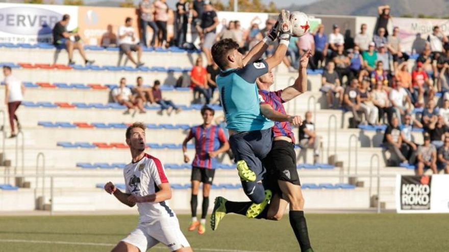 Un lance del encuentro entre el Eldense y el Roda