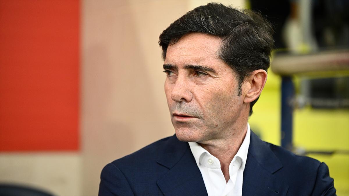 Marcelino durante el partido frente al Alavés