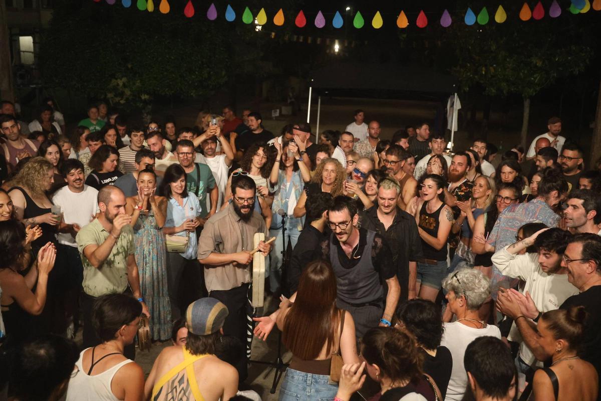 El Nido compartió con los espectadores en la noche del sábado.