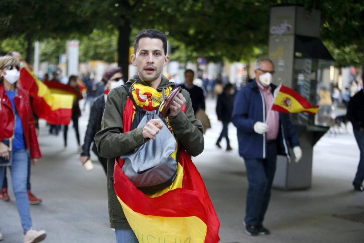 Cacerolada contra el Gobierno en Zaragoza