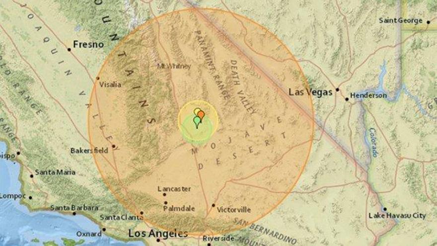 Un temblor de magnitud 6,6 sacude el sur de California