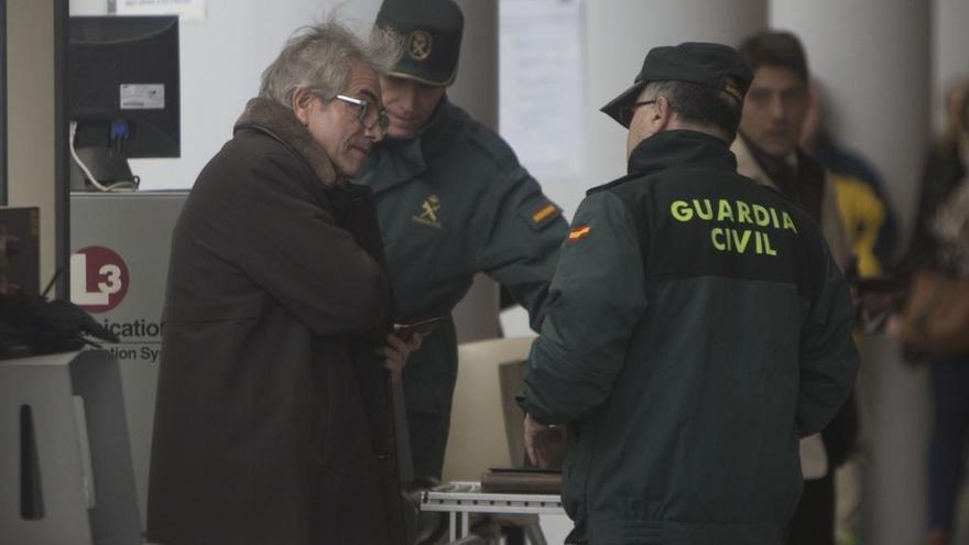 Caturla, en una de sus visitas a la Ciudad de la Justicia.