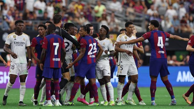 Todo lo que no se ha visto del clásico Barça - Madrid en Dallas