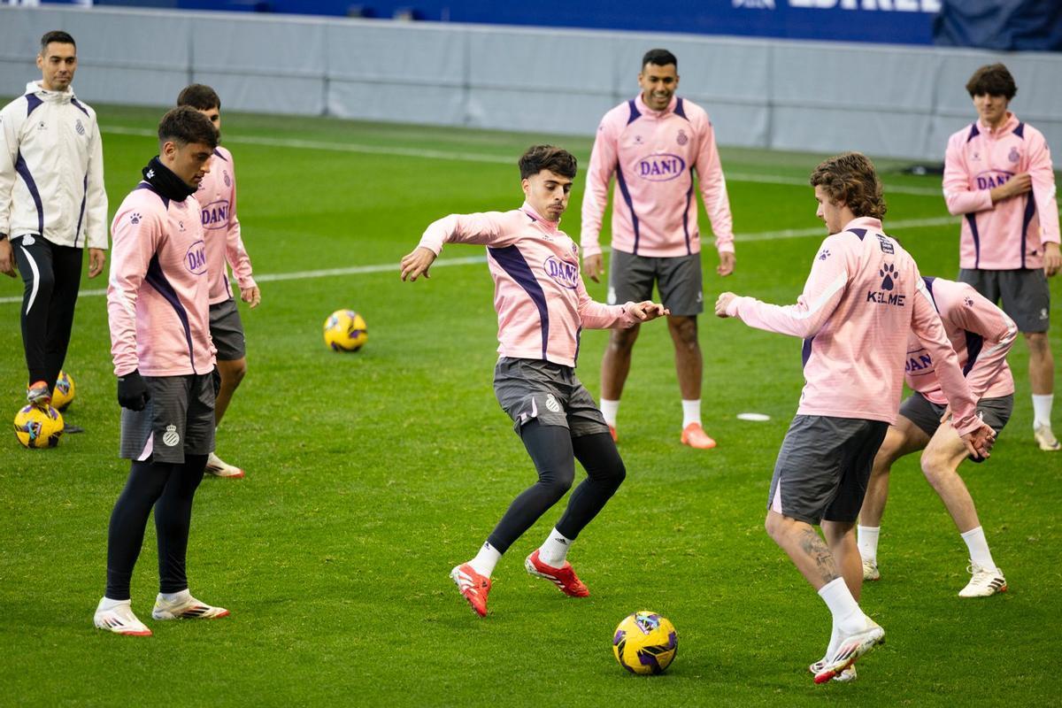 Entrenamiento del RCD Espanyol