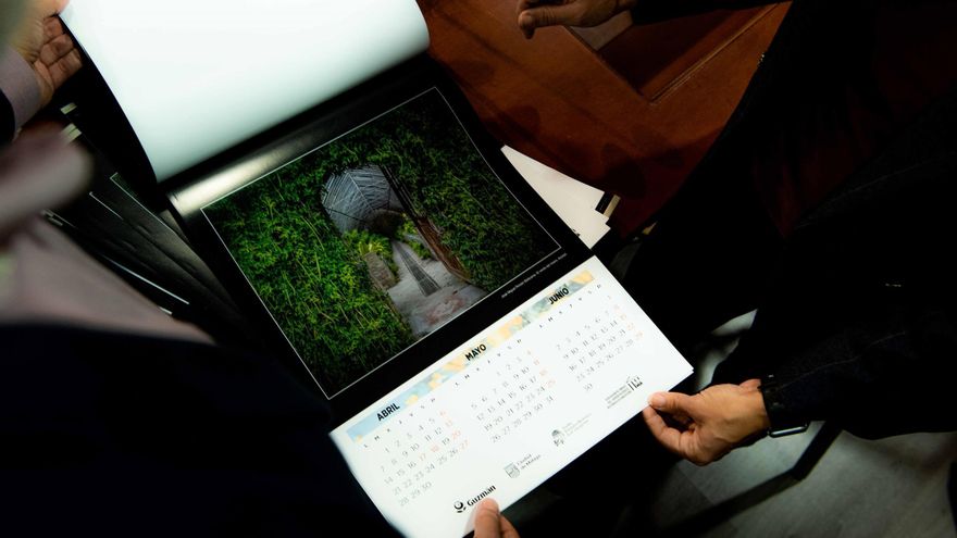 El Acueducto de San Telmo protagoniza el calendario de 2025 del jardín de La Concepción