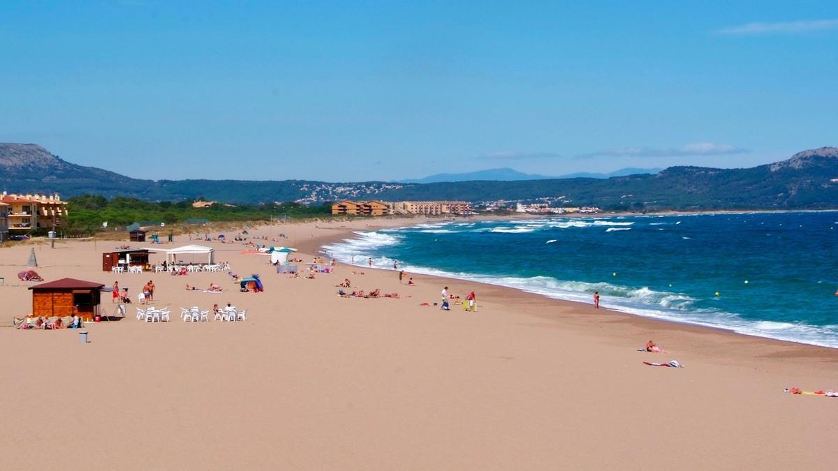 La platja Gran de Pals.