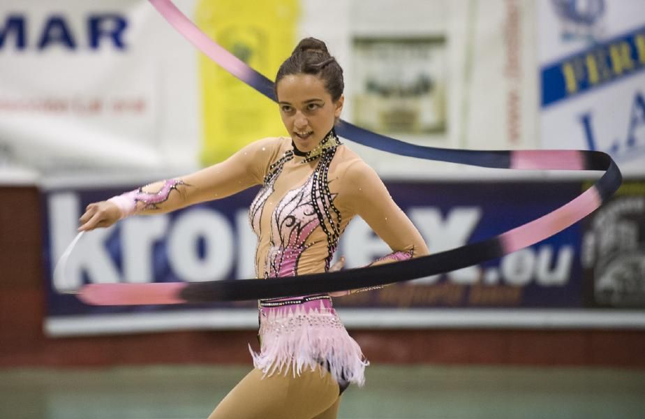 Exhibición de la Escuela de gimnasia rítmica