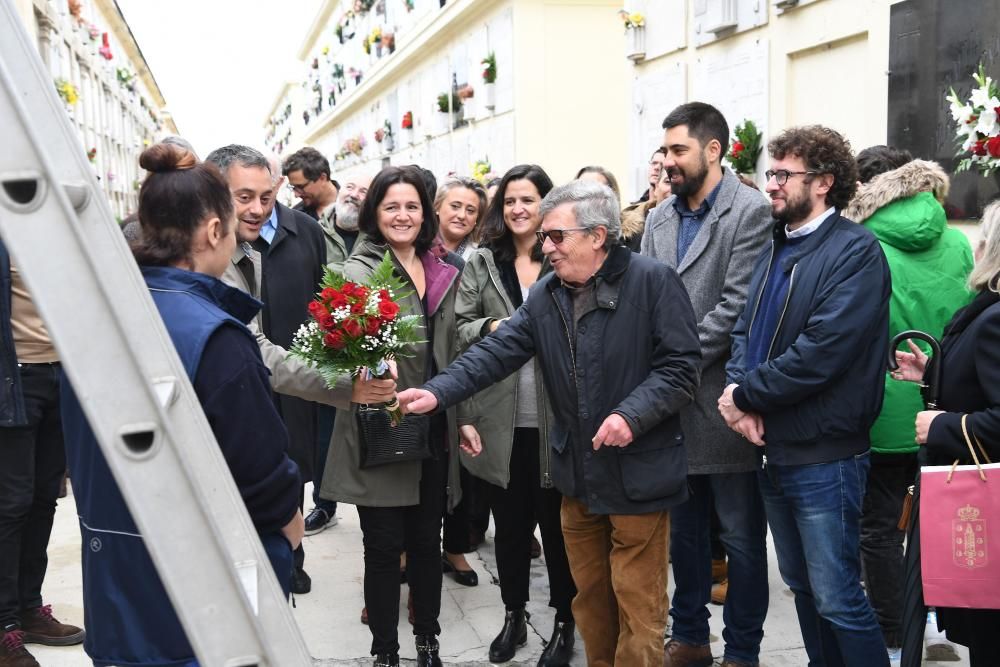 Día de todos los Santos en el cementerio de San Amaro