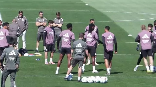 El Real Madrid entrena antes de jugar este domingo contra el Sevilla