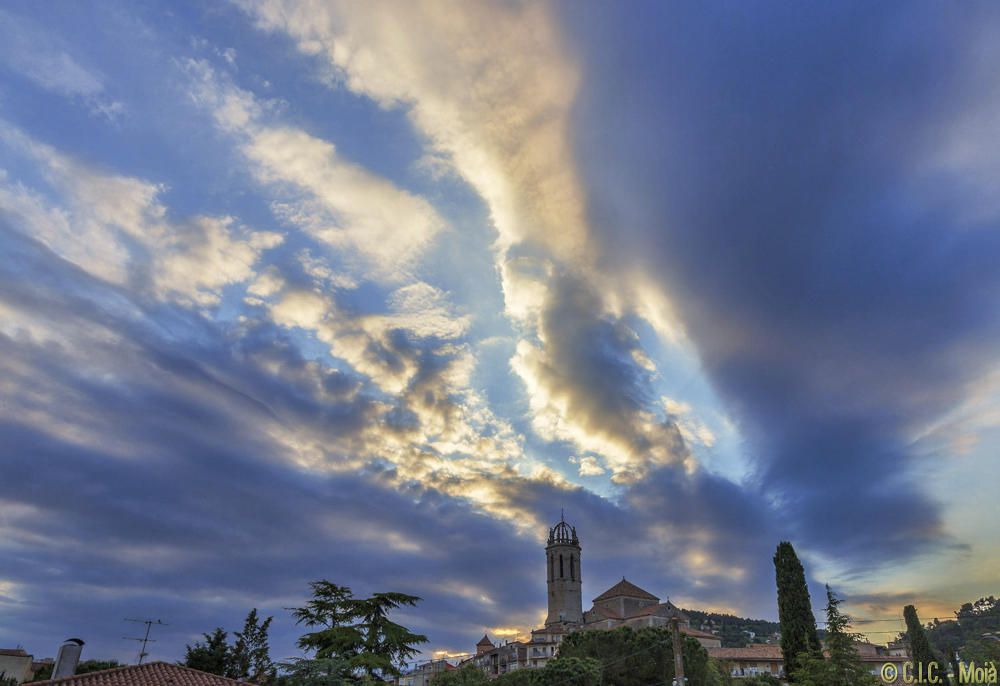 Tarda-vespre a Moià.