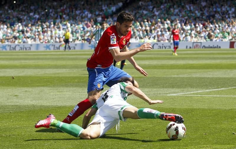 Fotogalería del Real Zaragoza contra el Betis en el Benito Villamarín