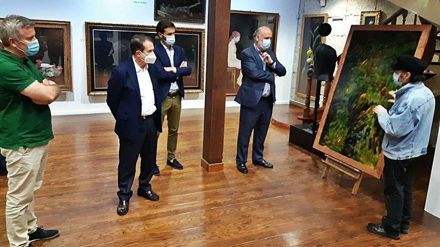 Exposición de Diego de Giráldez en la Escuela de Artes y Oficios.