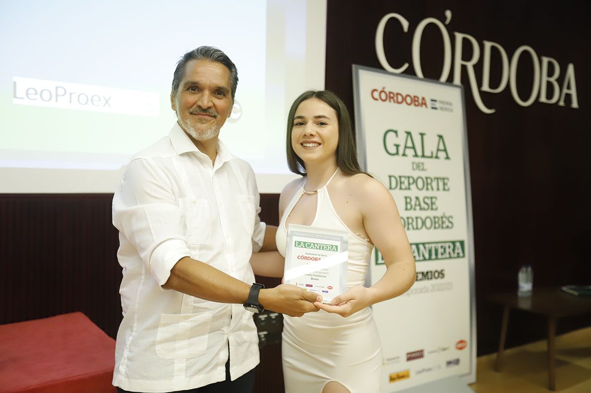 Premio mejor Deportista Femenina con mejor progresión: Noelia Gutíerrez y Santiago Chamorro.
