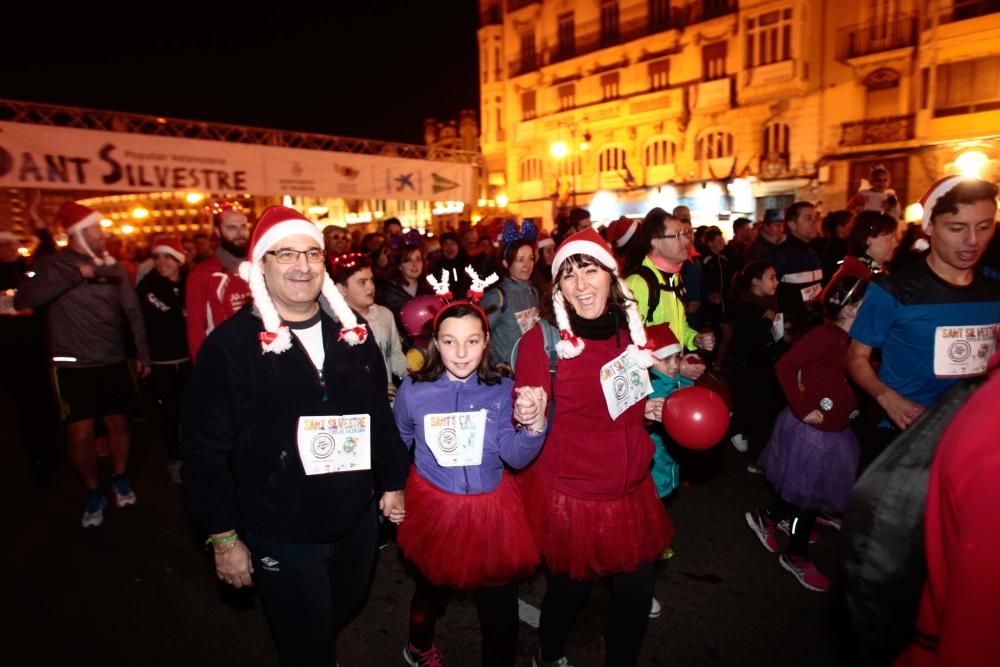 Participantes en la San Silvestre de Valencia