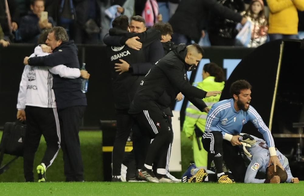 Las mejores imágenes de la remontada celeste en Balaídos frente al equipo de Lopetegui.