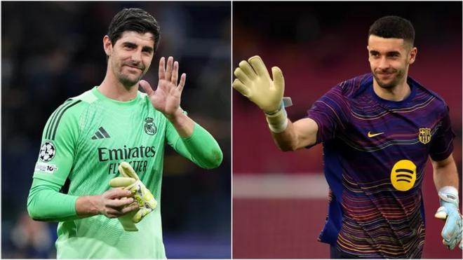Joan Garcia y Courtois, dos gigantes bajo palos en el clásico