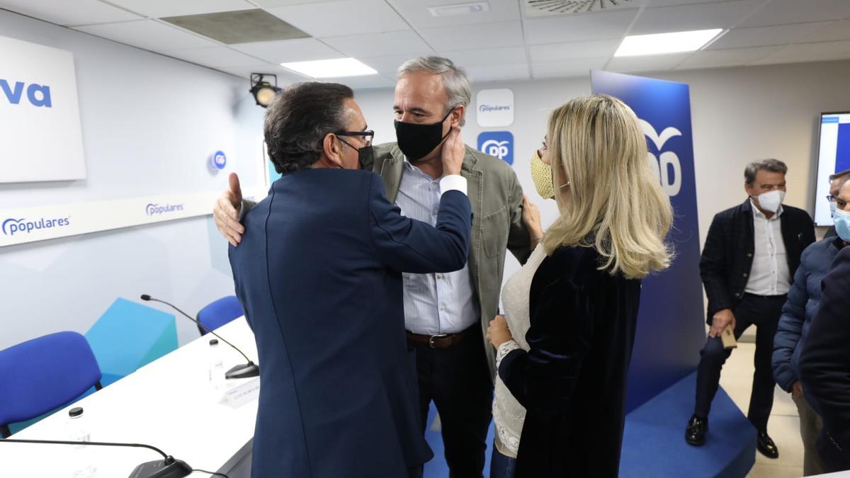FOTOGALERÍA | Azcón anuncia su candidatura a la presidencia del PP en Aragón