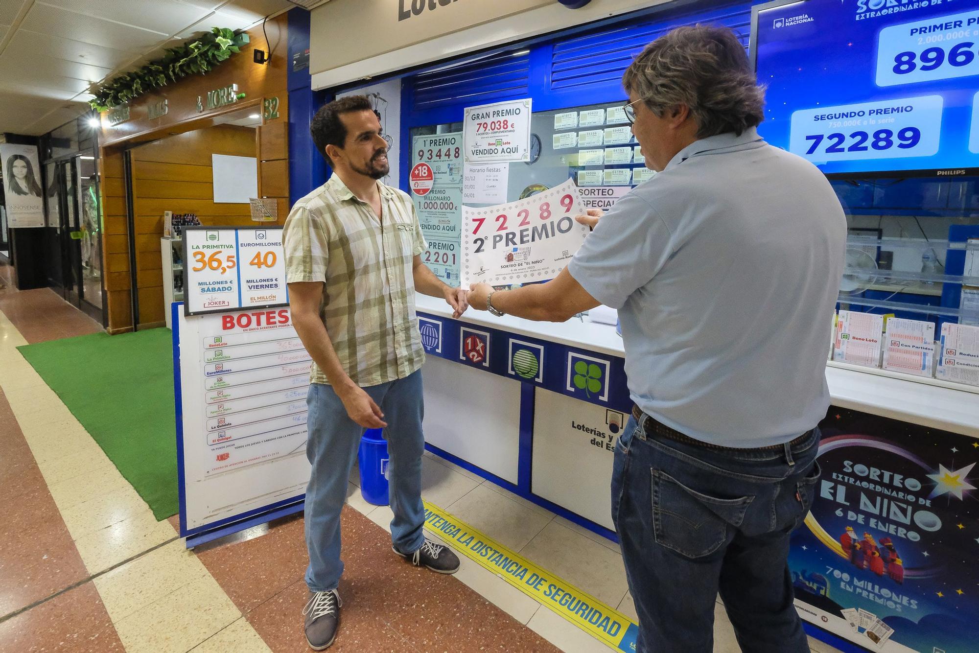 El Centro Comercial Cita reparte suerte con el segundo premio de la Lotería del Niño