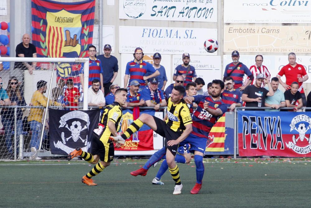 Les imatges del Llagostera - Portugalete (2-0)