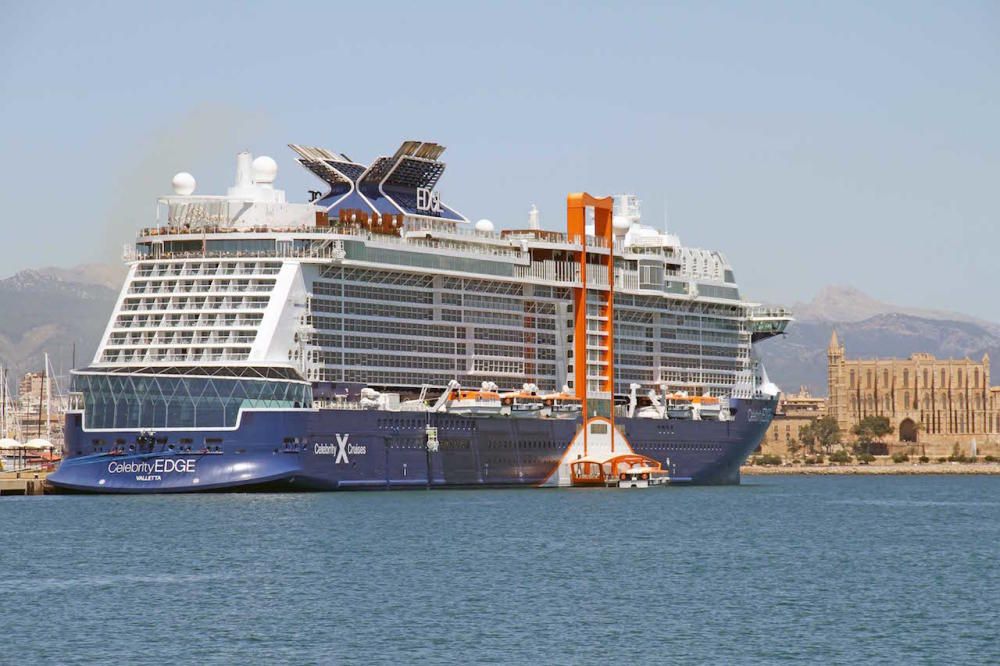 Der erste Mallorca-Besuch der 'Celebrity Edge'