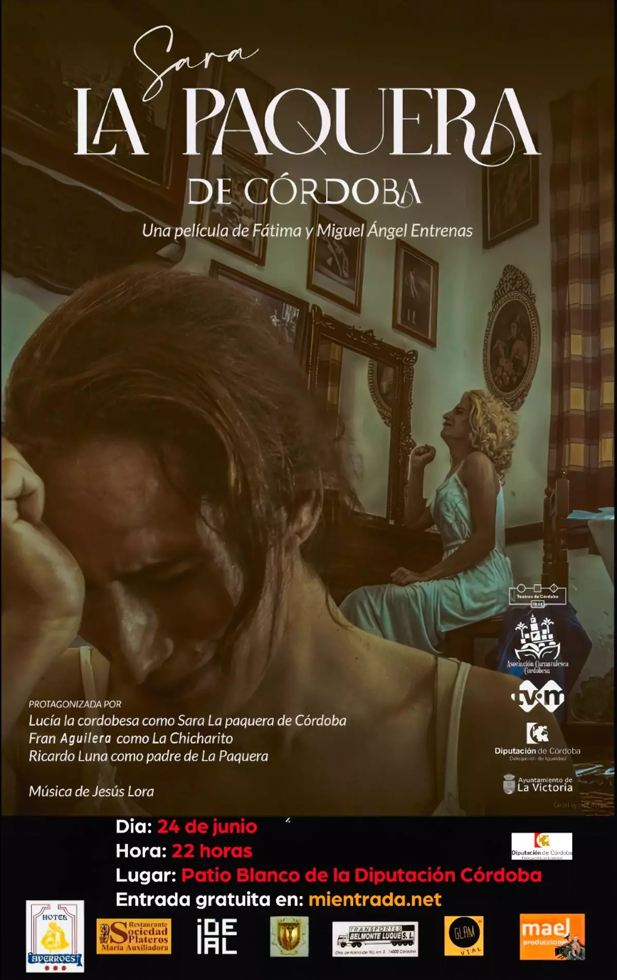 La Diputación proyectará el documental ‘Sara, La Paquera de Córdoba’ dentro de los actos del Día del Orgullo LGTBI