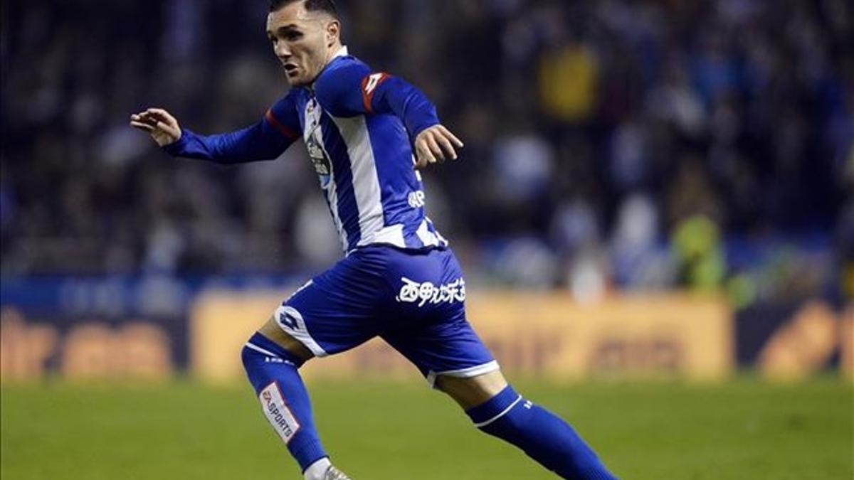 Lucas Pérez espera que el Deportivo vuelva a ganar