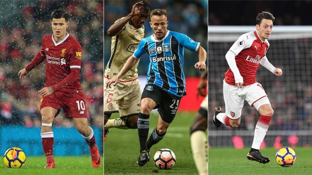 Coutinho, Arthur y Özil, opciones para fichar