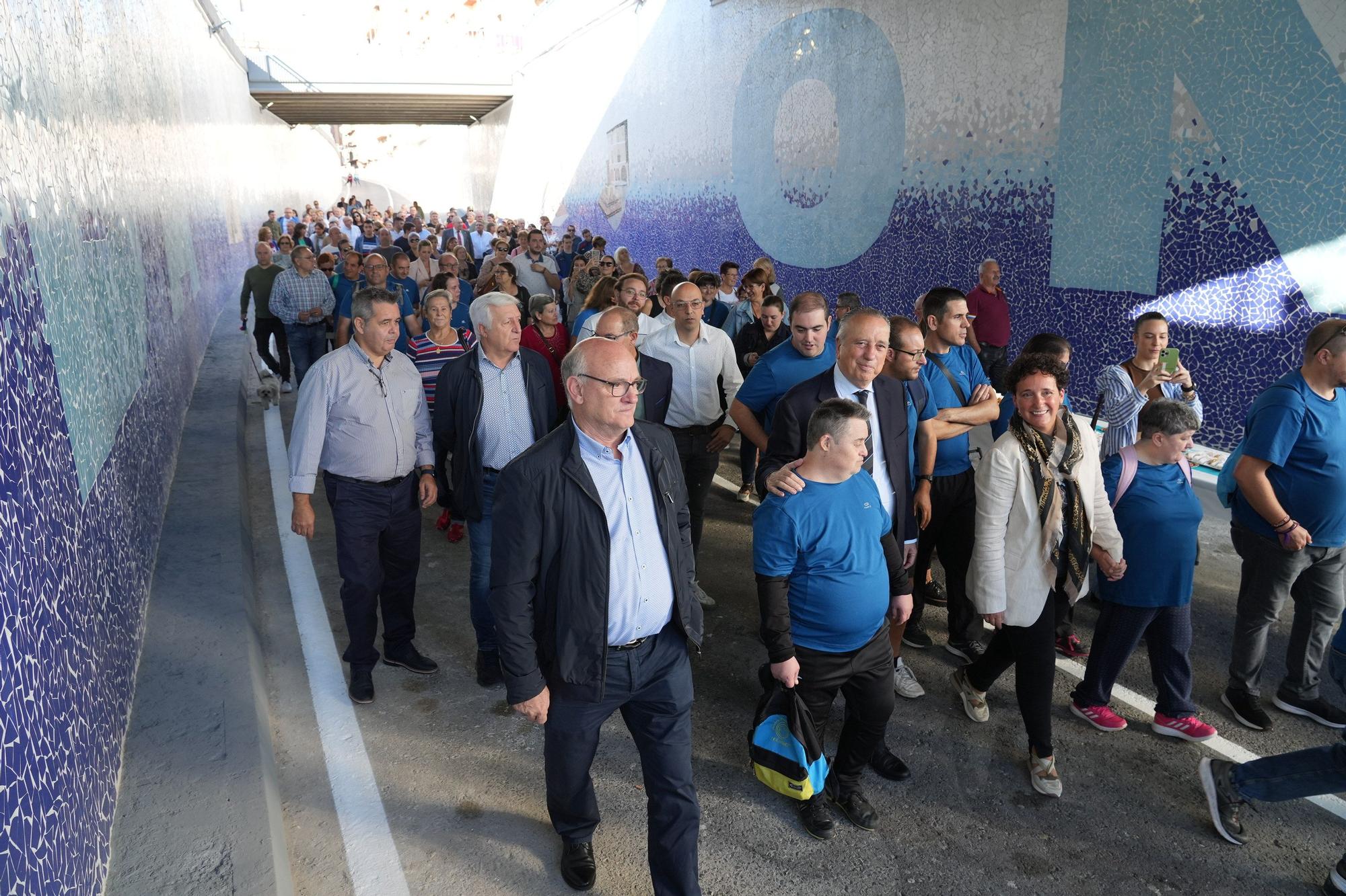 Onda reabre el túnel de entrada al municipio con el gran mural cerámico