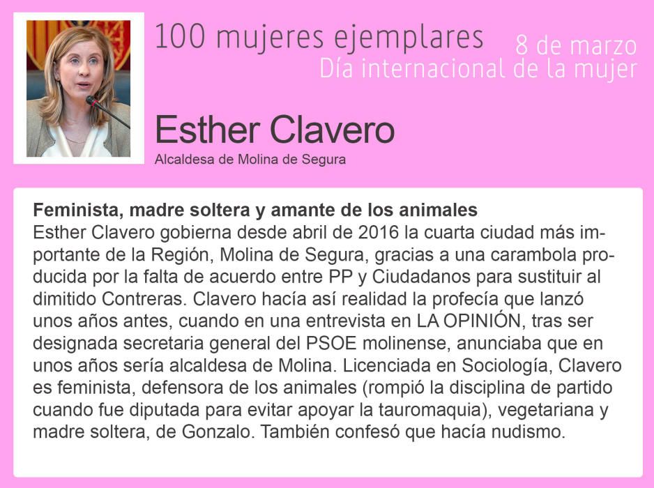 8 de marzo: 100 mujeres de aquí