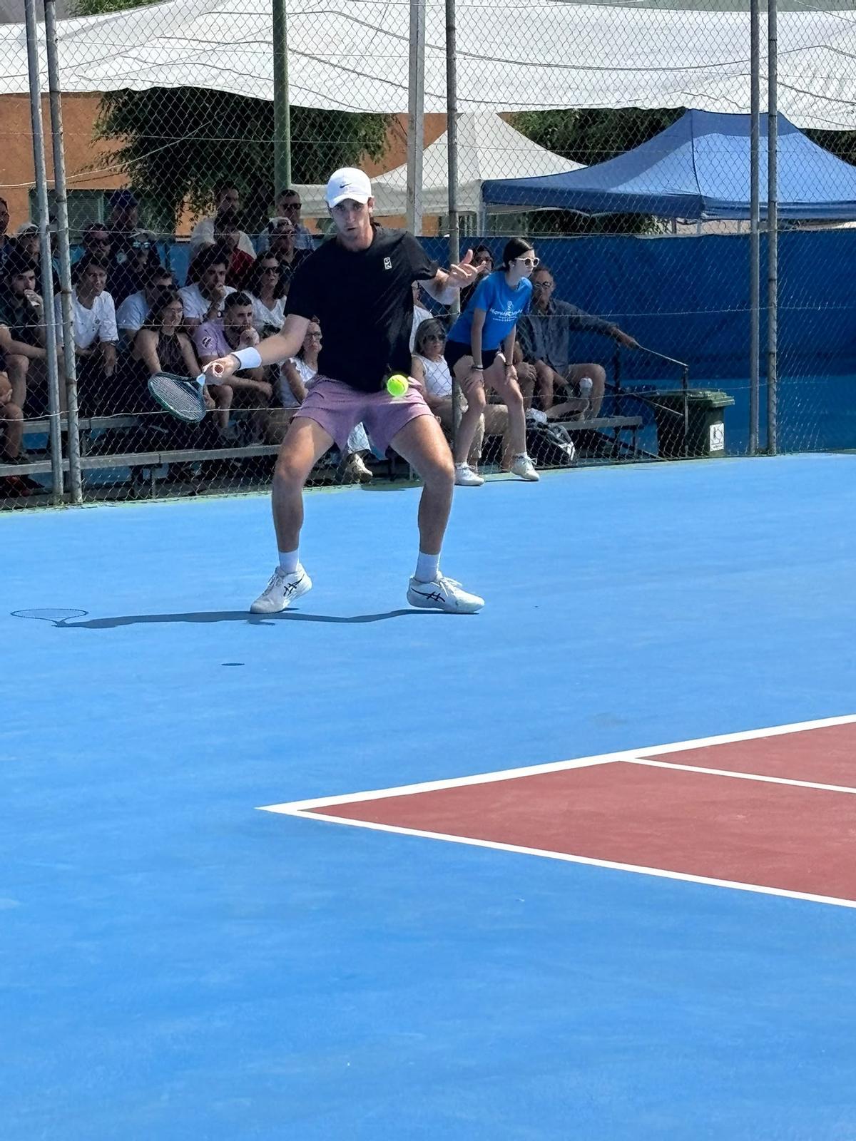 Pablo Martínez, en un momento de la final en Martos