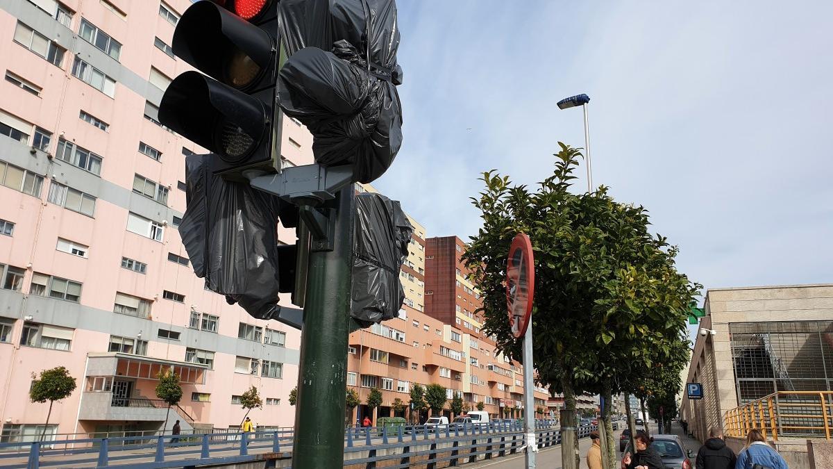 Semáforos en Vigo