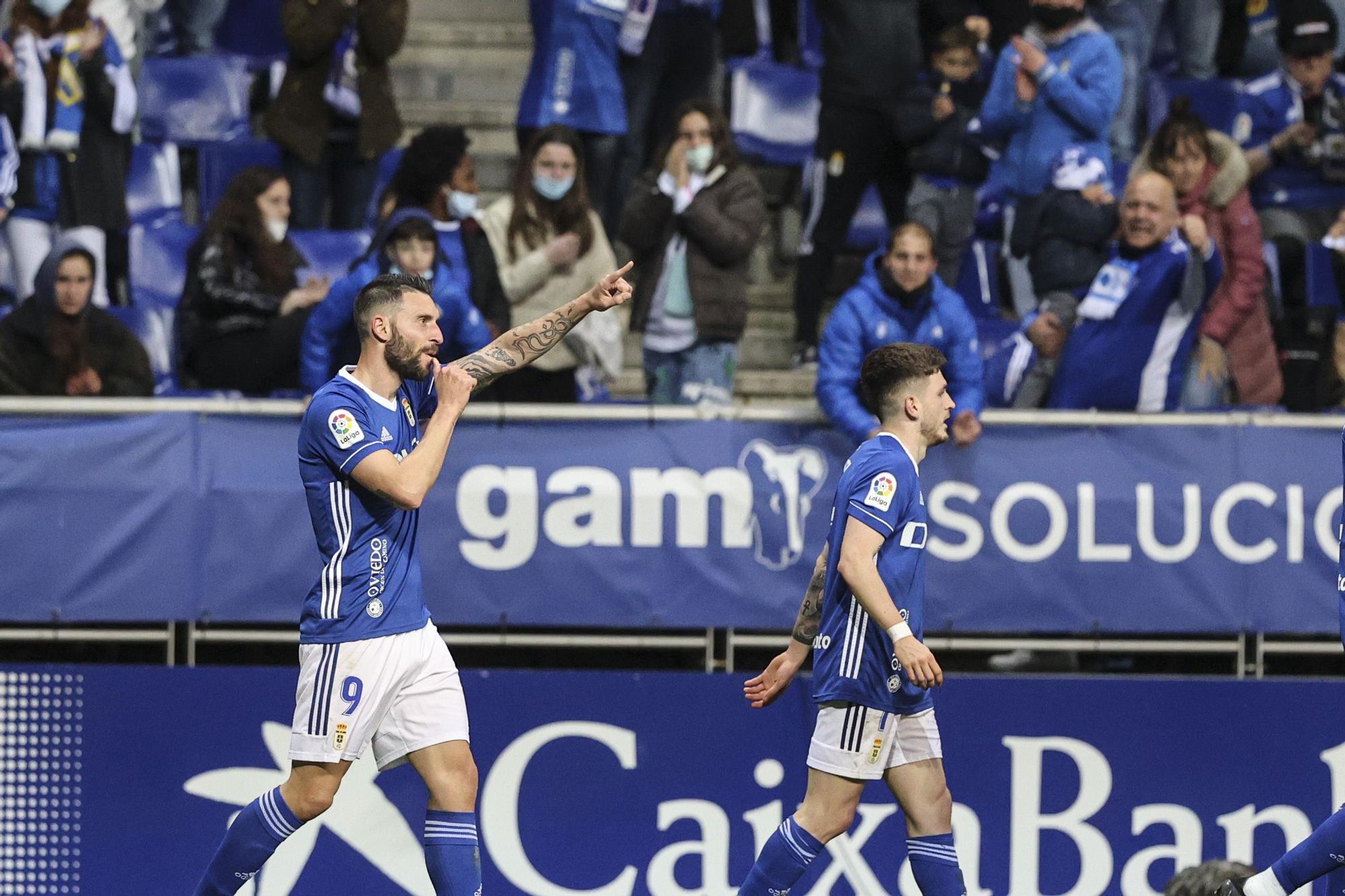 Las mejores imágenes de la victoria del Real Oviedo ante el Valladolid