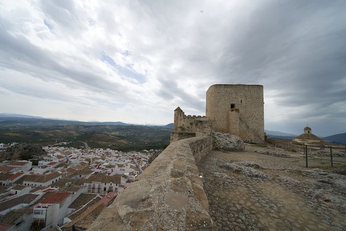 Castillo de Olvera, en la Sierra de Grazalema