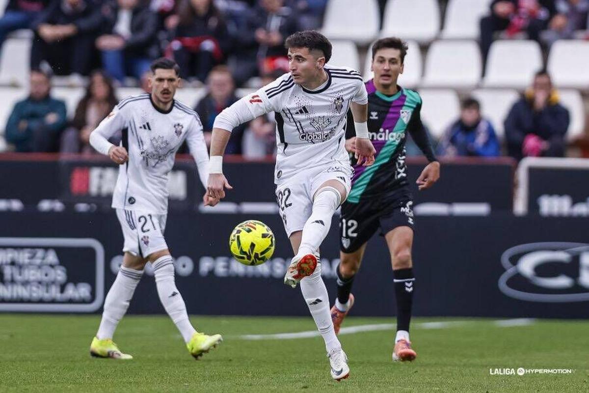Partido disputado entre el Albacete y el Málaga CF