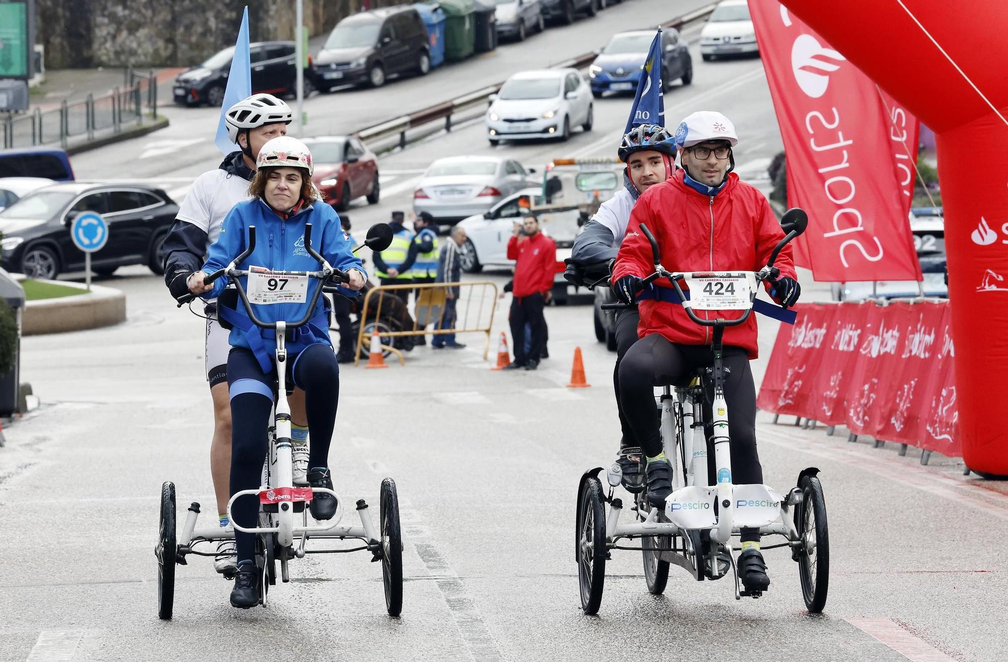 Centenares participantes en la "Carreira Calvario 5+5"