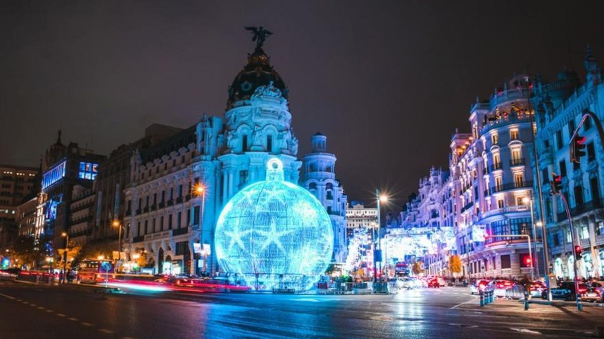 Espíritu navideño de Madrid.