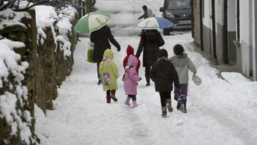 Las primeras nevadas del invierno