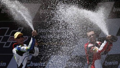 Imágenes de la carrera de Moto2 del GP de España.