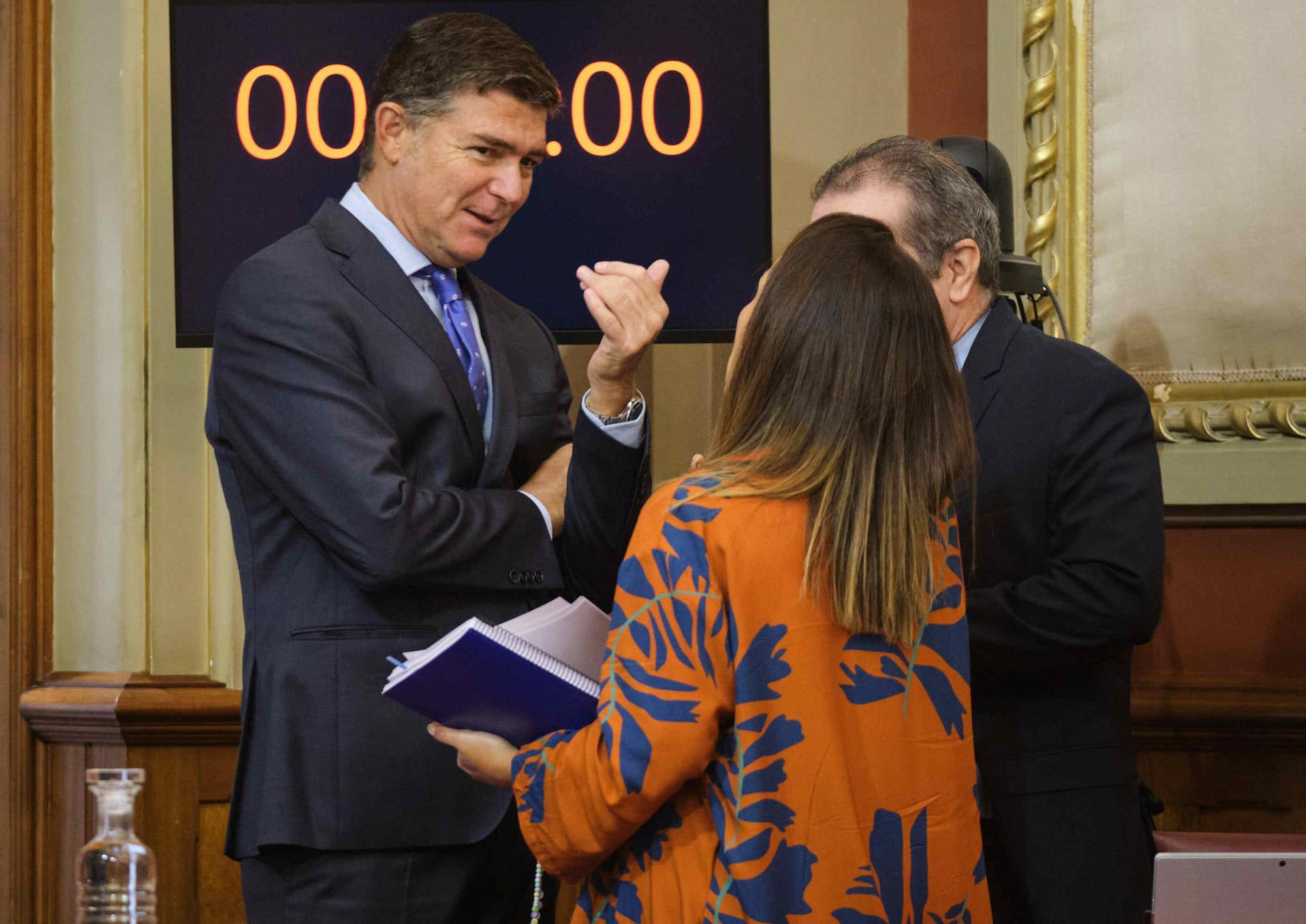 Pleno en el Ayuntamiento de Santa Cruz de Tenerife (23/12/2022)