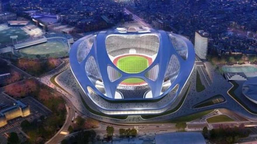El estadio olímpico de Tokio costará 2.242 millones de euros