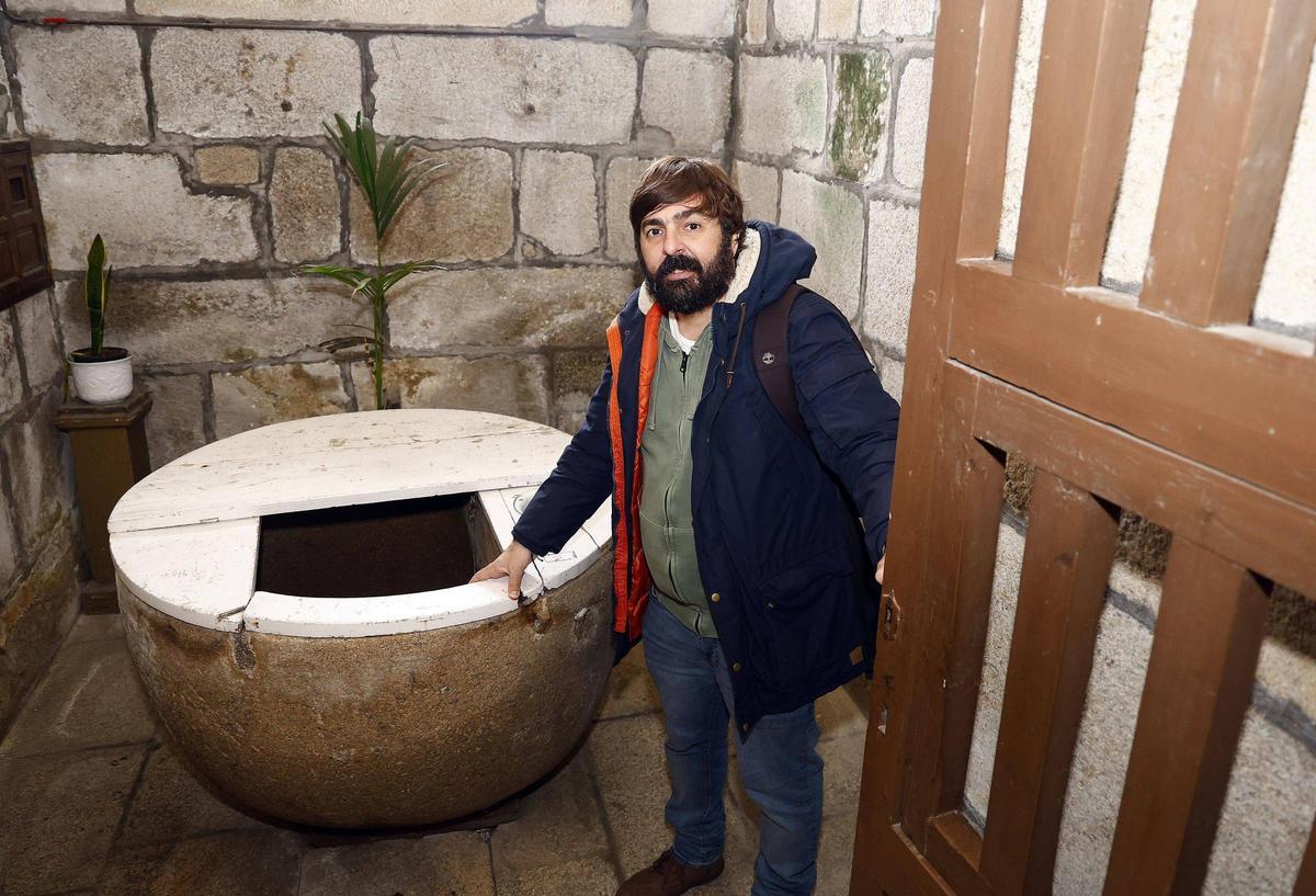 Fray Tomás en la iglesia de la Merced de Conxo