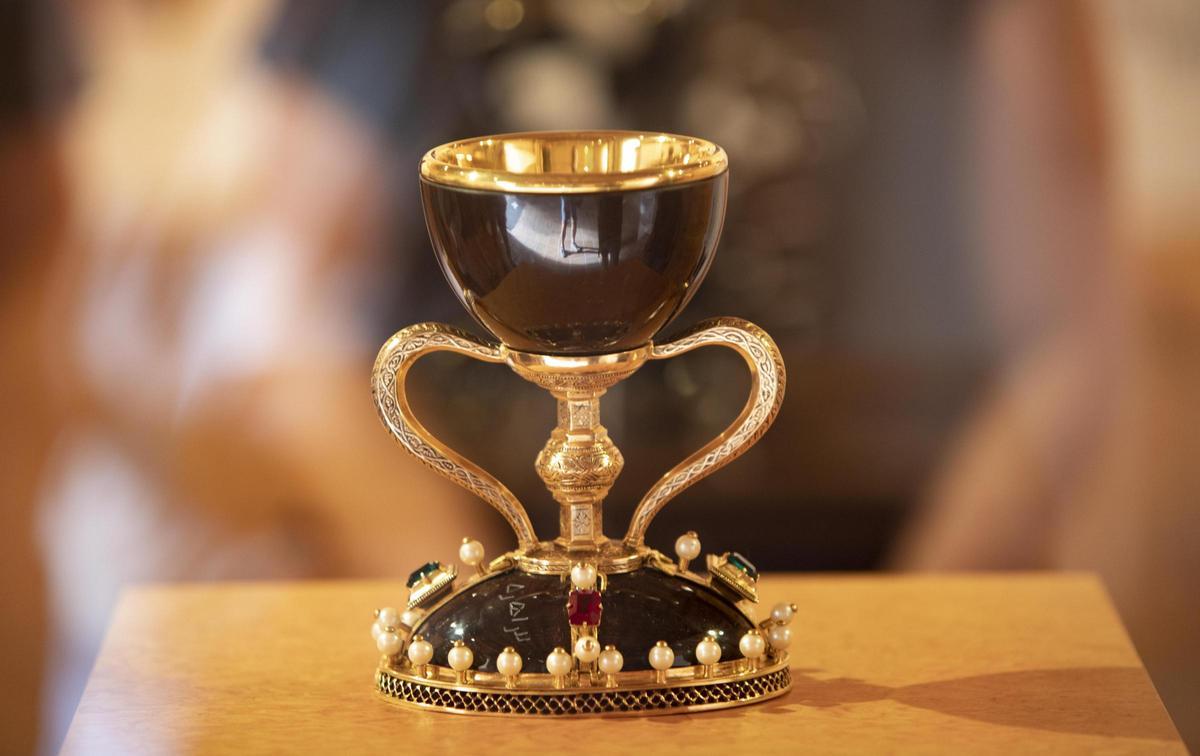 El Santo Cáliz en la catedral de València.