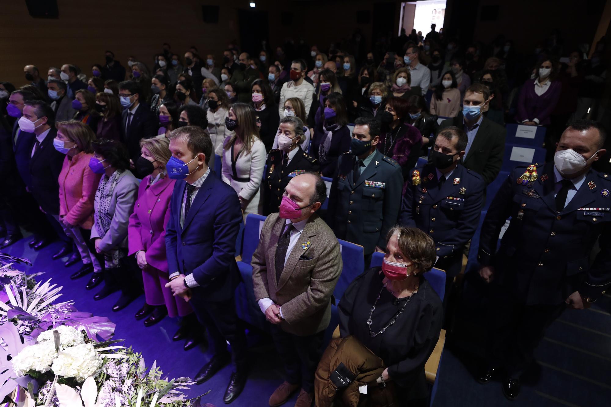 EN IMÁGENES: Así fue el acto institucional por el Día de la Mujer (8M) en Asturias