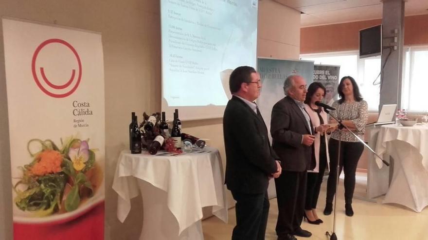 Un momento de la presentación de la X Muestra de los Vinos de la Denominación de Origen de Bullas.