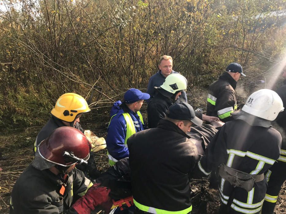 Accidente de avión en Ucrania